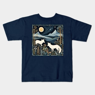 Arctic Foxes II Kids T-Shirt